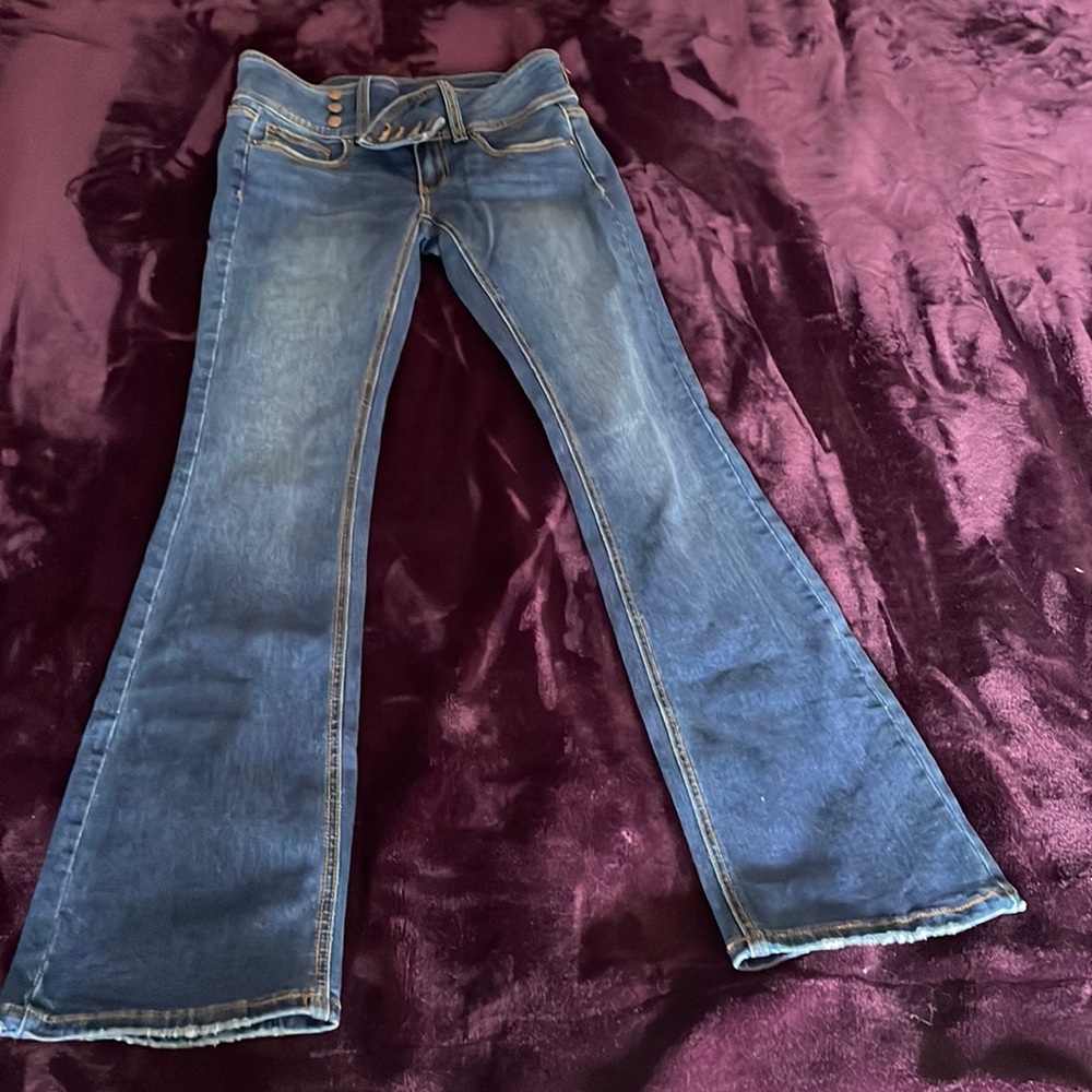 Urban Outfitter Flare Jeans with Built in Belt